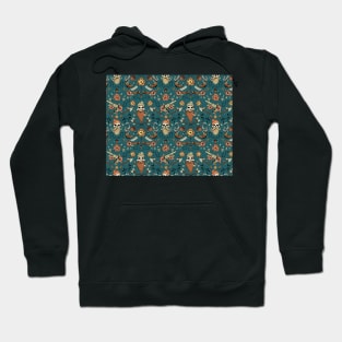 lumberjack skulls pattern Hoodie